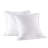  Stone Washed French Linen European Square Pillow Shams 26 x 26"-2030247472
