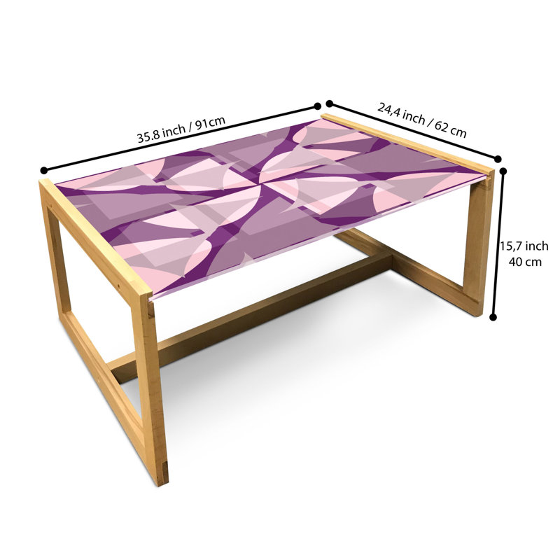 Jalaun Sled Coffee Table, 90cm H x 62cm W x 40cm D