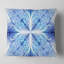 Motif symétrique bleu clair - coussin abstrait imprimé-30140735-30140732