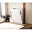 Lit double avec tablette - Idée de chambre à coucher peu encombrante pour une chambre moderne ou stable