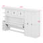 Lit escamotable mural avec garde-robe, armoire et bureau Murphy-512993073