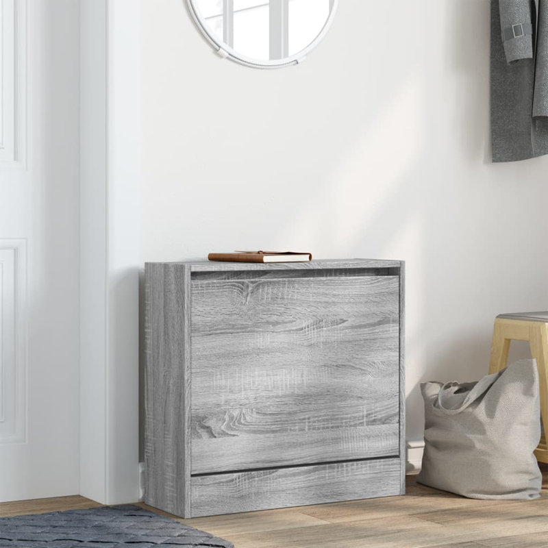 2 Pair Shoe Storage, Grey Sonoma