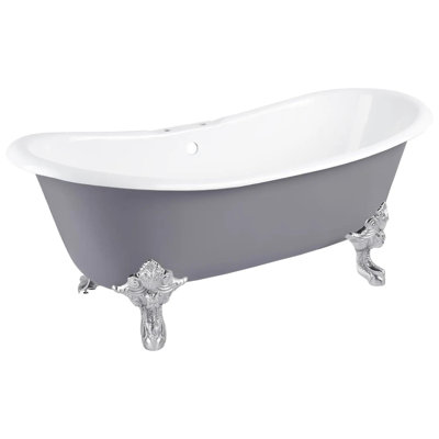Baignoire de trempage sur pattes 72 po Lena
