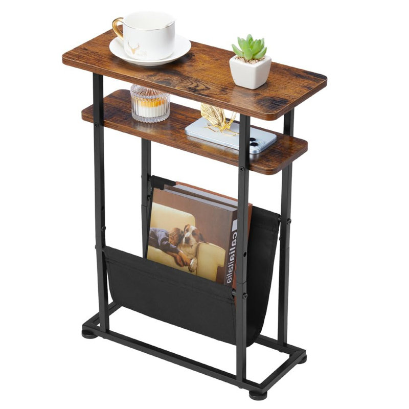 Slim Narrow Side Table for Small Spaces