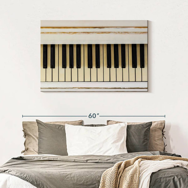 Abarca Old Piano, 30" H x 45" W