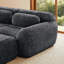 Canapé modulaire 2 places Bonfort de 80,3 po avec repose-pieds, canapé modulaire moderne avec tissu moelleux et éponge à haute densité-121087743