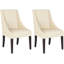 Chaise avec accoudoirs en lin Morris-132056399