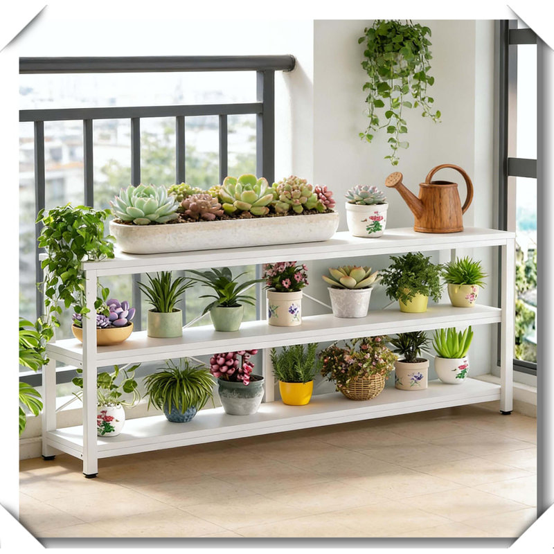 Stylish Corner Shelf Spacious Compact 5-Tier Universal Bookcase, Blanc