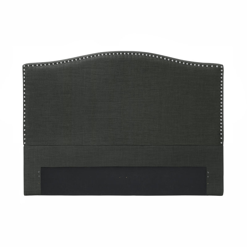 Eladia Upholstered Headboard, Queen, Dark Gray