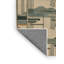 Tapis beige Art Deco lavable à la machine-1334893464