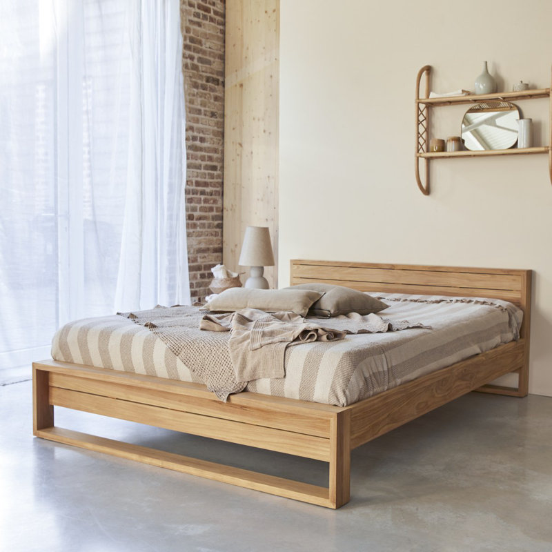 Minimalys Solid Wood Bed