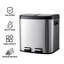 Stainless Steel 20-30 Litre Step-On Tresh Can-111097441-111097438