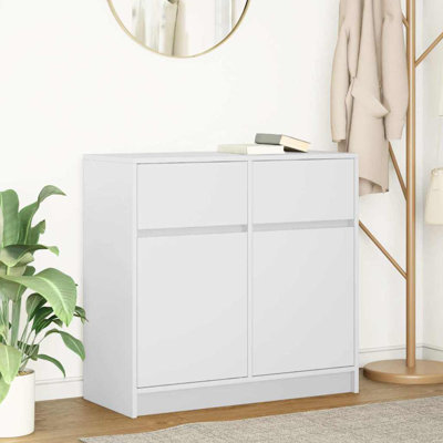Sideboard With Drawer 80X34x76 Cm Engineered Wood