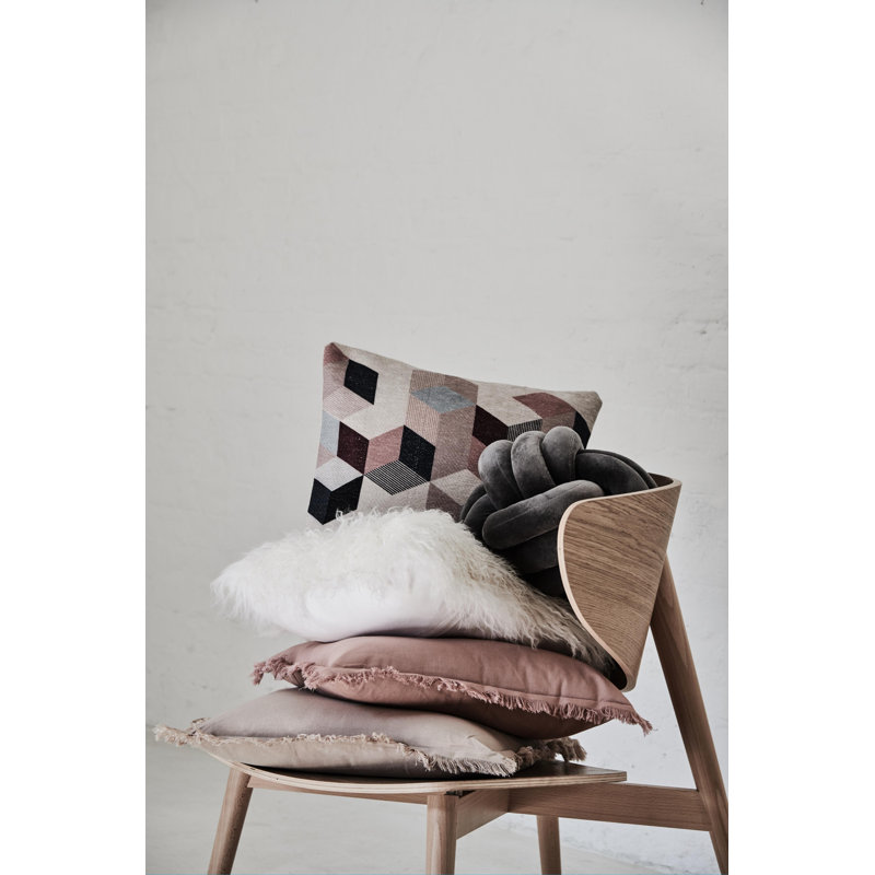 Geometric Square Throw Cushion