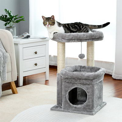 Tour d'intérieur pour chat en sisal naturel