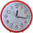 Quartz Movement / Crystal Alarm Tabletop Clock Red