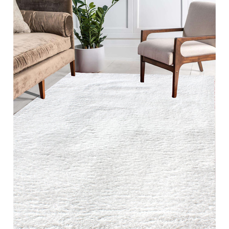 Eider & Ivory™ Feather Jessia White Area Rug & Reviews | Wayfair