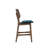 Lyan Wood Counter Chair With Teal Cushion (Set Of 6), Walnut-684024909-684338177