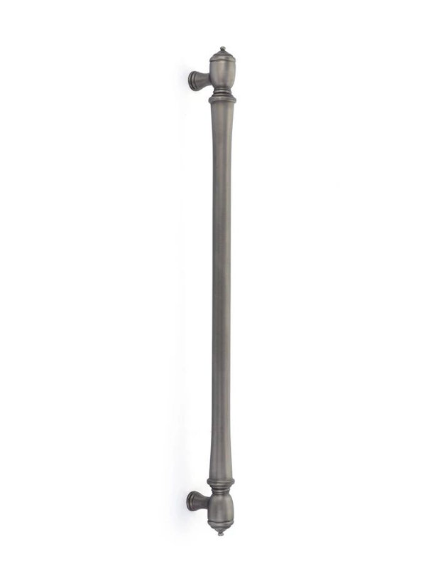 Spindle Brass Appliance Pull, 18", Pewter