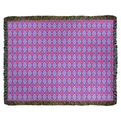 Katelyn Elizabeth Diamonds Woven Blanket