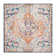 Beverly Oriental Orange/Blue/Cream Area Rug