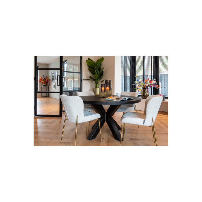 Odessa Upholstered Dining Chair, White