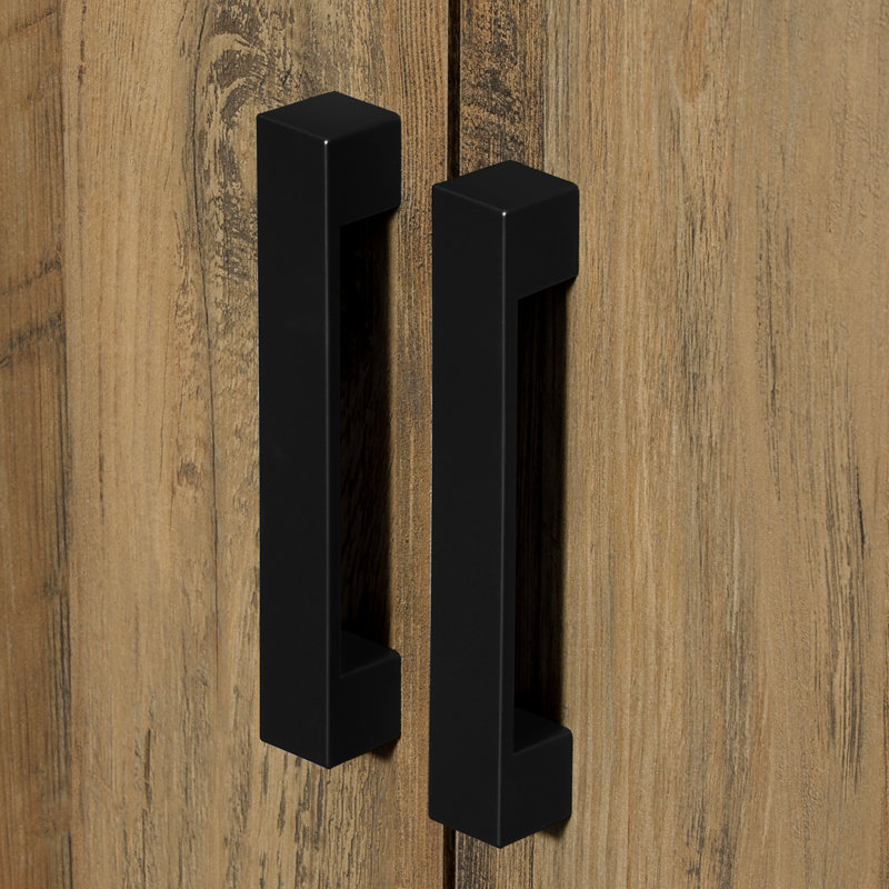 Garde-manger modulaire avec 4 portes, armoire de rangement ouverte en bois de 74,2 po de hauteur, garde-manger Farmhouse avec tablette réglable pour la salle à manger, le salon, brun