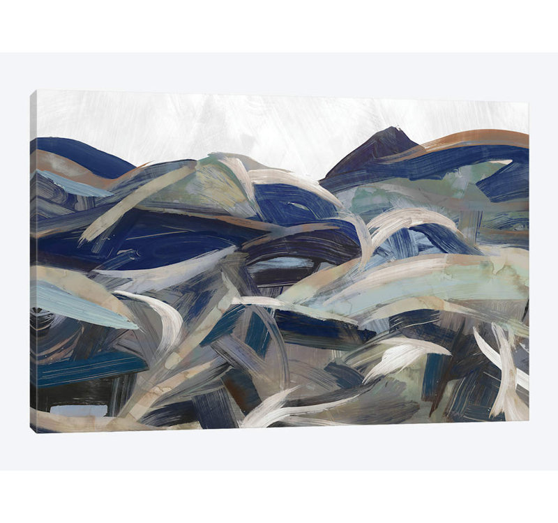 «Gesture Land II» par PI Galerie - Wrappe, reproduction d'art sur toile, H 12 po x l 18 po x P 1,5 po, Toile tendue