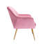 41.4cm H Velvet Upholstered Armchair-1505306912