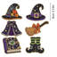 Décoration d'Halloween à faire soi-même : aimants pour réfrigérateur (lot de 6), cadeau magnétique.