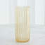 Pleated Glass Vase-Golden Flake