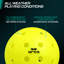 Orca Pickleball 6 Pack, Outdoor Pi 40, USAPA Official Size, with 1-Year No-Crack Warranty