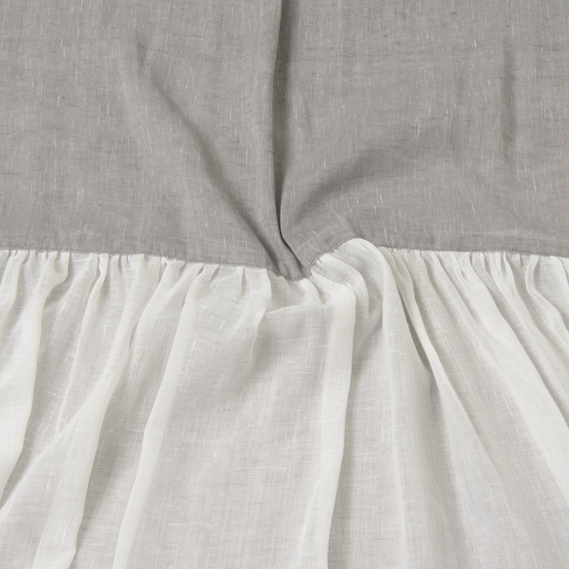 Vidalia Semi Sheer Curtain Pair, Gray