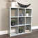 John Louis 9 Cube System Bookcase with Bins