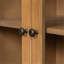 Armoire avec rangement pour l'entrée du salon et de la salle à manger, grande taille, 2 portes et 7 tiroirs, naturel-1176243020