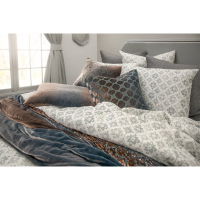 Coussin décoratif en velours Heirloom