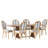 6 - Person Extendable Trestle Dining Set-1848681034