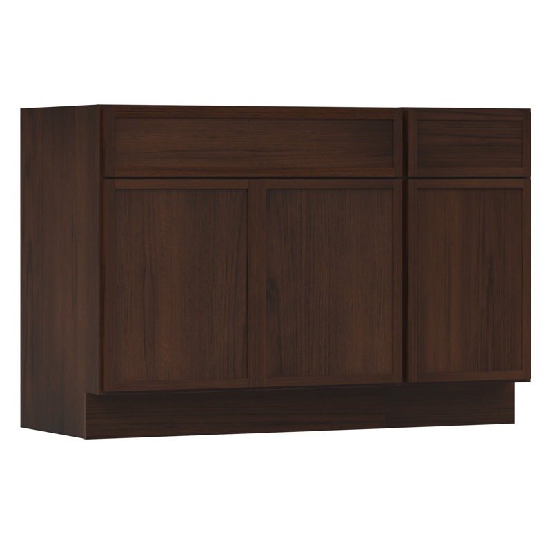 45'' Single Bathroom Vanity Base Only, Brown