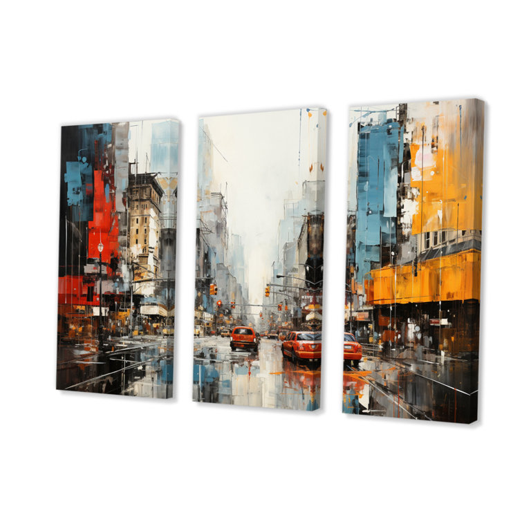 Winston Porter Urban Eclecticism On Canvas 3 Pieces Print - Wayfair Canada