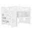 Lit mezzanine double en bois massif avec bureau mobile et tablettes-2034062991-2034062992
