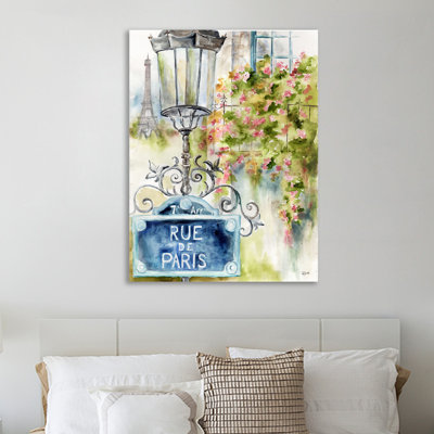 " Paris Street Sign " Print