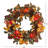 Persimmon and Pinecones Artificial Fall Wreath