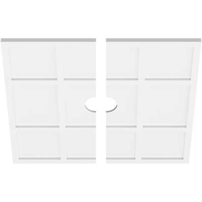 Médaillon de plafond contemporain Rubik