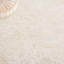 Tapis floral en laine et en coton touffeté à la main Larramore doré / ivoire-411723069