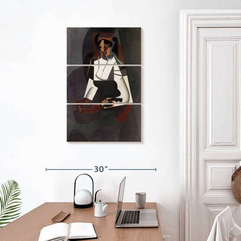 Avery, femme avec mandoline, H 32 po x l 20 po