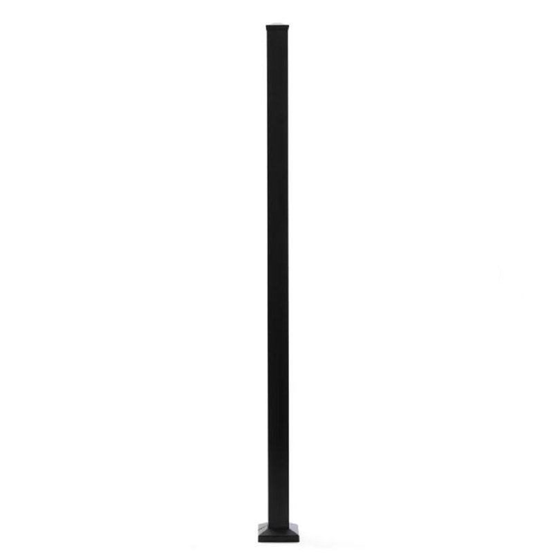 Black Metal Fencing, 6.25 ft. H x 0.2 ft. W, Black