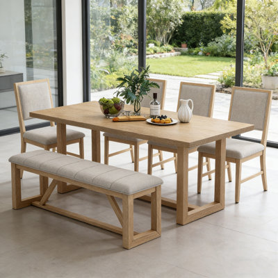 Ensemble de table de salle à manger 6 pièces Briselle