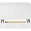 Lit blanc pour grand lit avec tiroir de rangement et tablette fonctionnelle, arrangement pratique