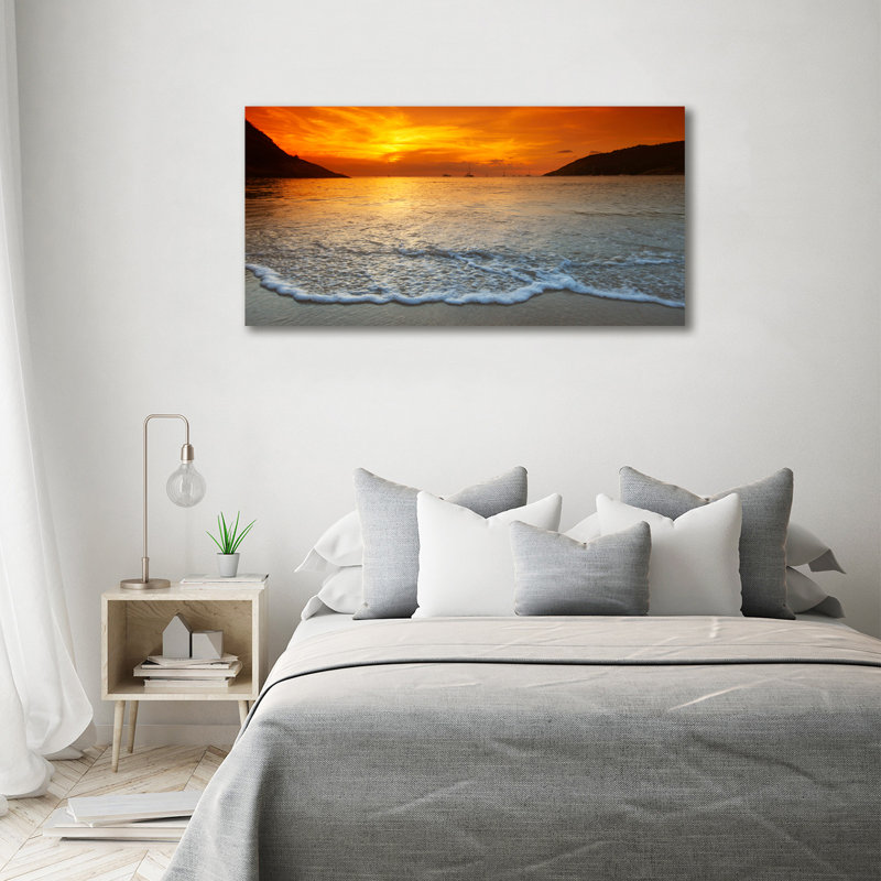 Sunset Sea - Wrapped Canvas Print