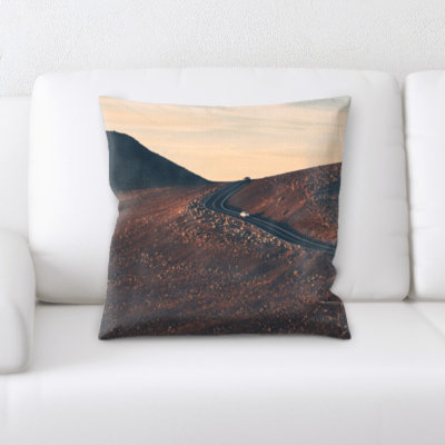 Microsuede Reversible Throw Pillow